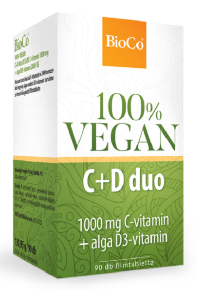 BioCo 100% VEGAN C+D duo filmtabletta 90db