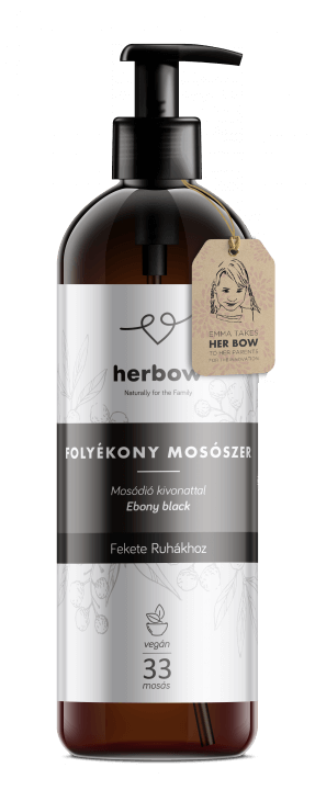 Herbow folyékony mosószer fekete ruhákhoz - Aloe vera 1L