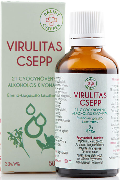 Bálint Virulitas csepp 50ml - Bodorrózsa tartalommal
