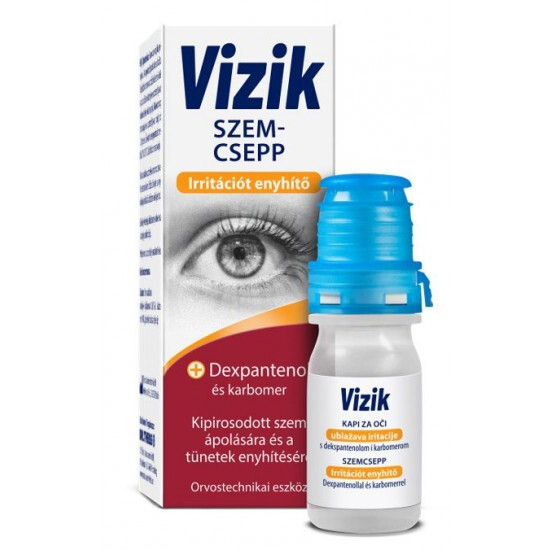 Vizik szemcsepp Irritációt enyhítő 10 ml