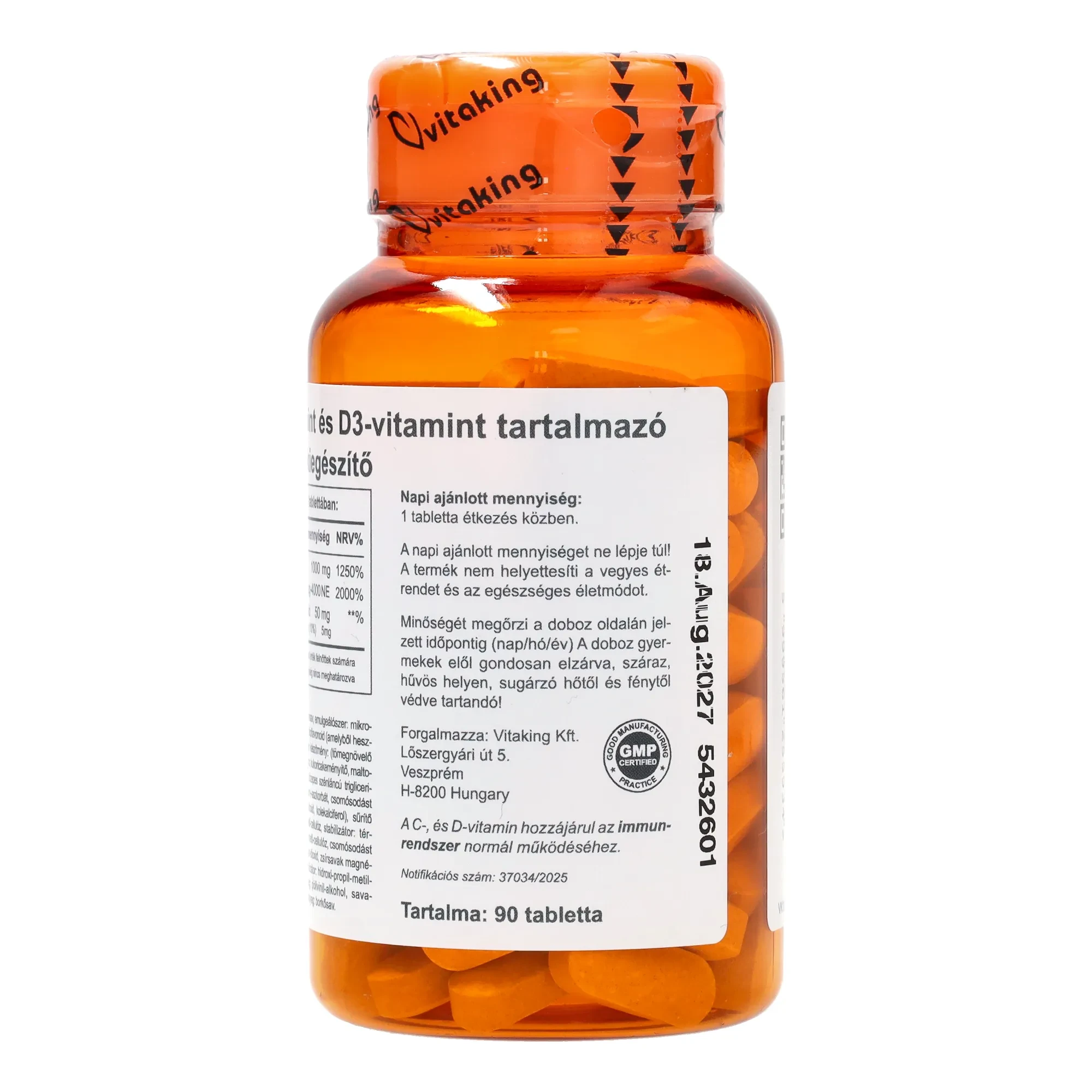 VK C-1000 D-4000 vitamin 90db