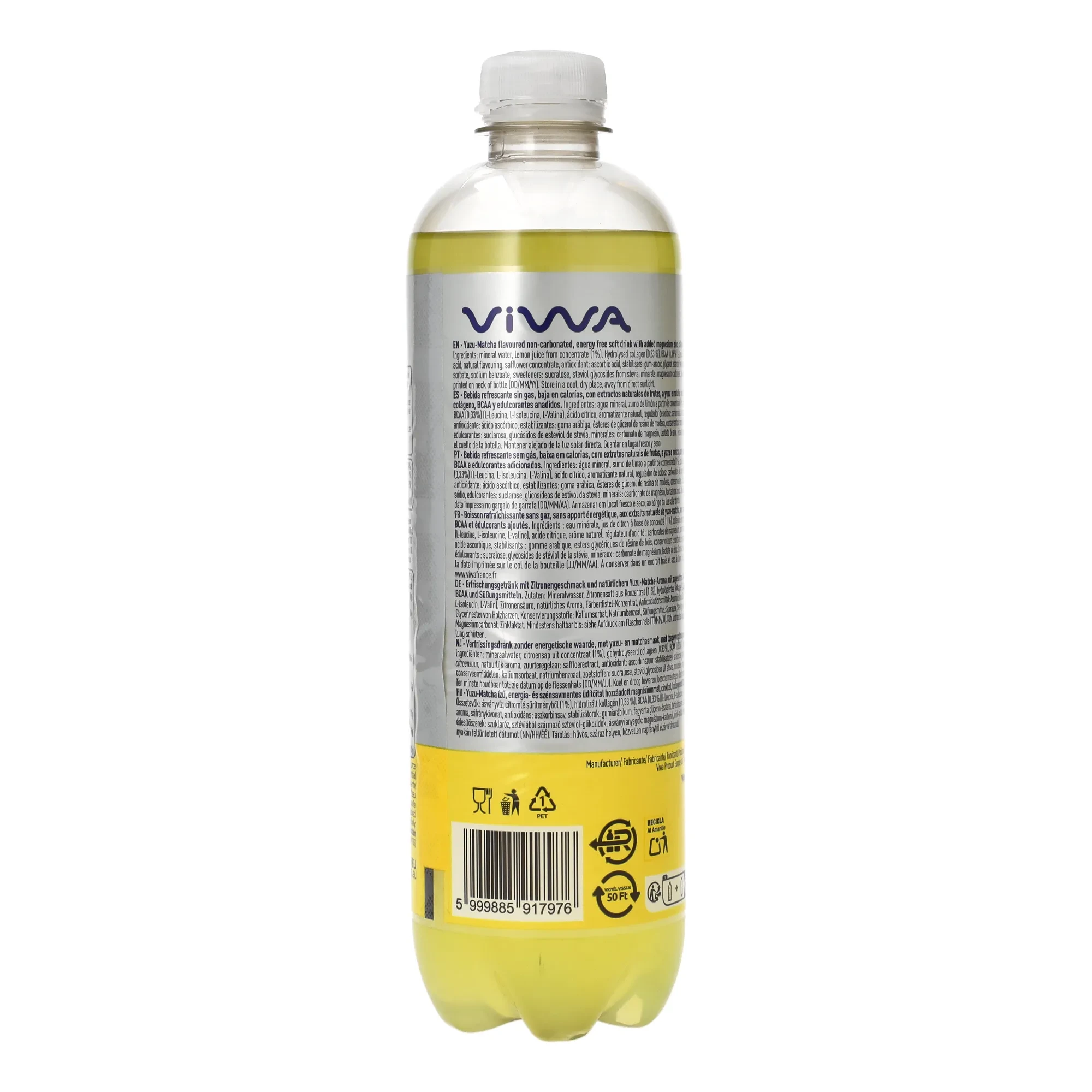 Viwa Protein Bodyart Yuzu-Matcha Zero Sugar 600ml