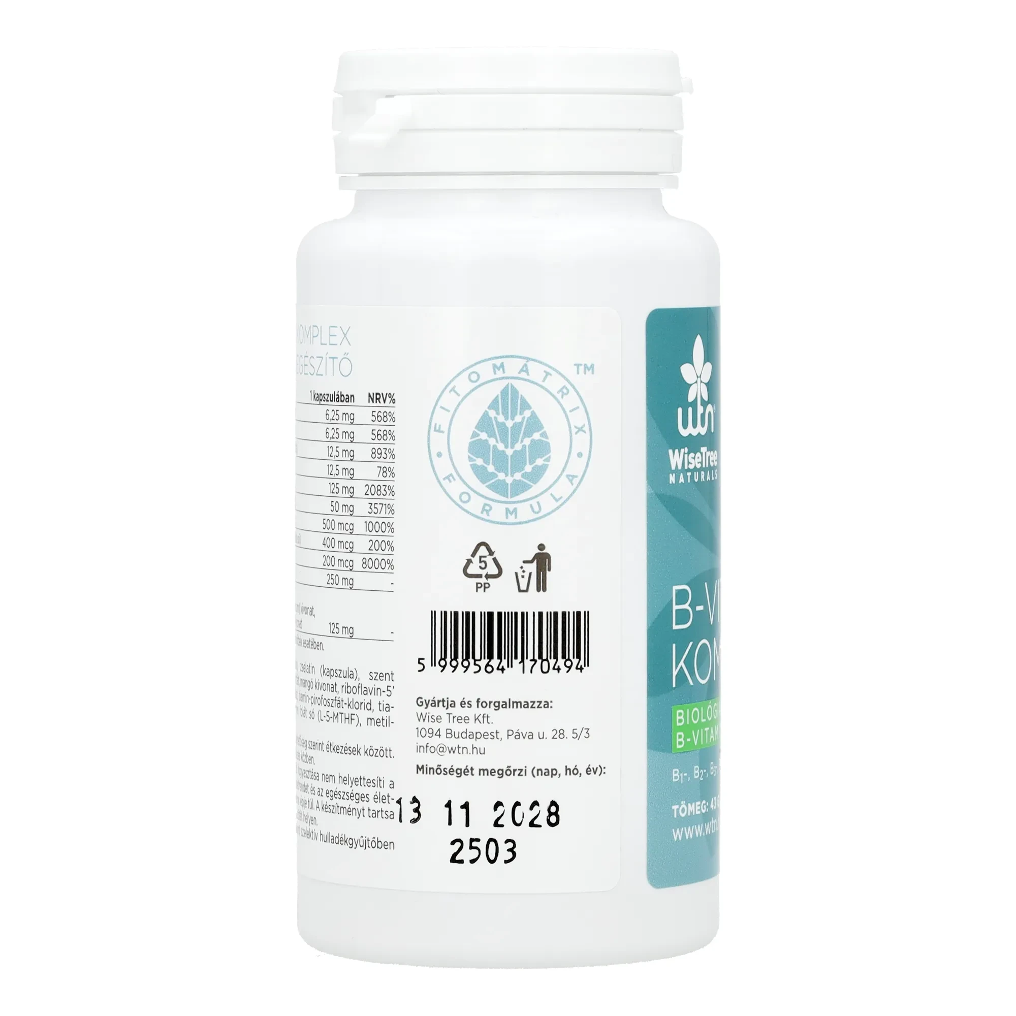 WTN B-vitamin komplex 60db