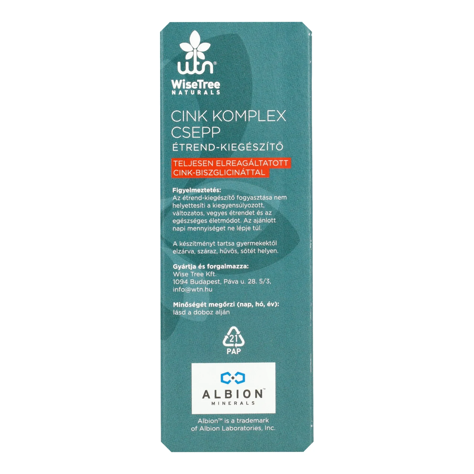 WTN Cink komplex csepp 50ml