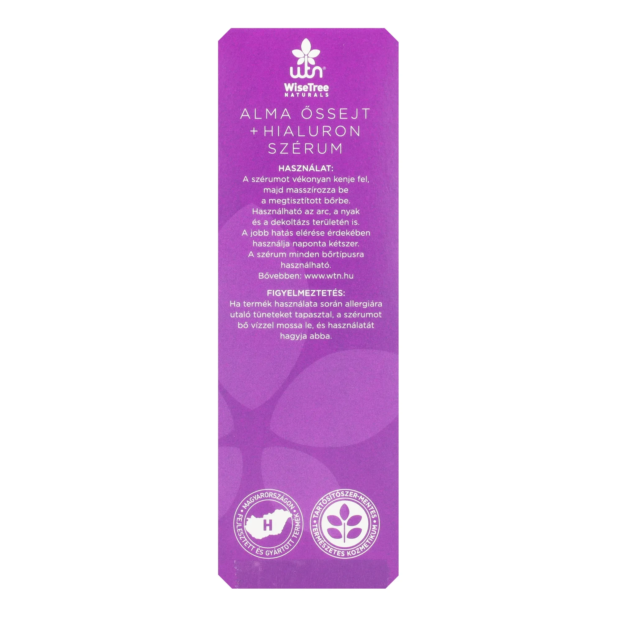 WTN Alma őssejt+ Hialuron szérum 50ml