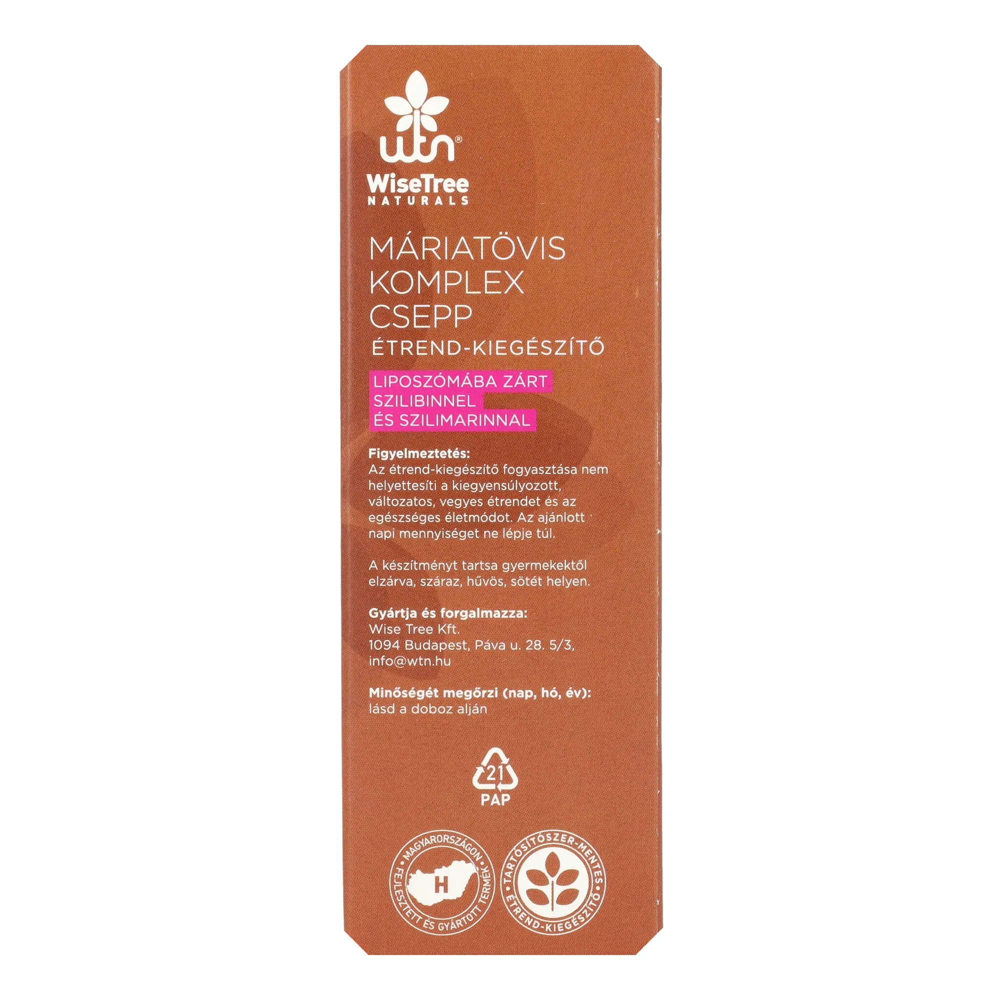 WTN Máriatövis komplex csepp 50ml