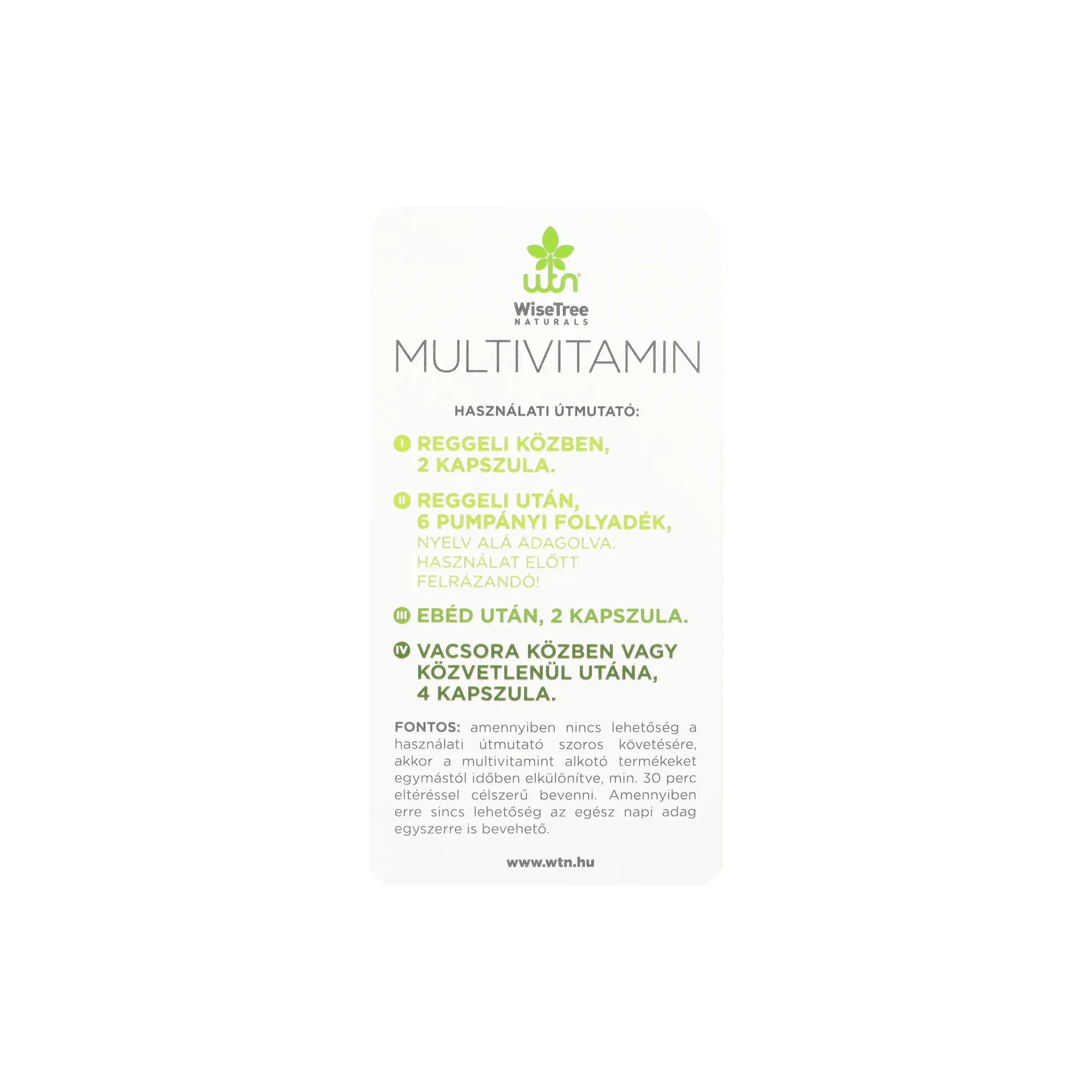 WTN multivitamin komplex 30 adag