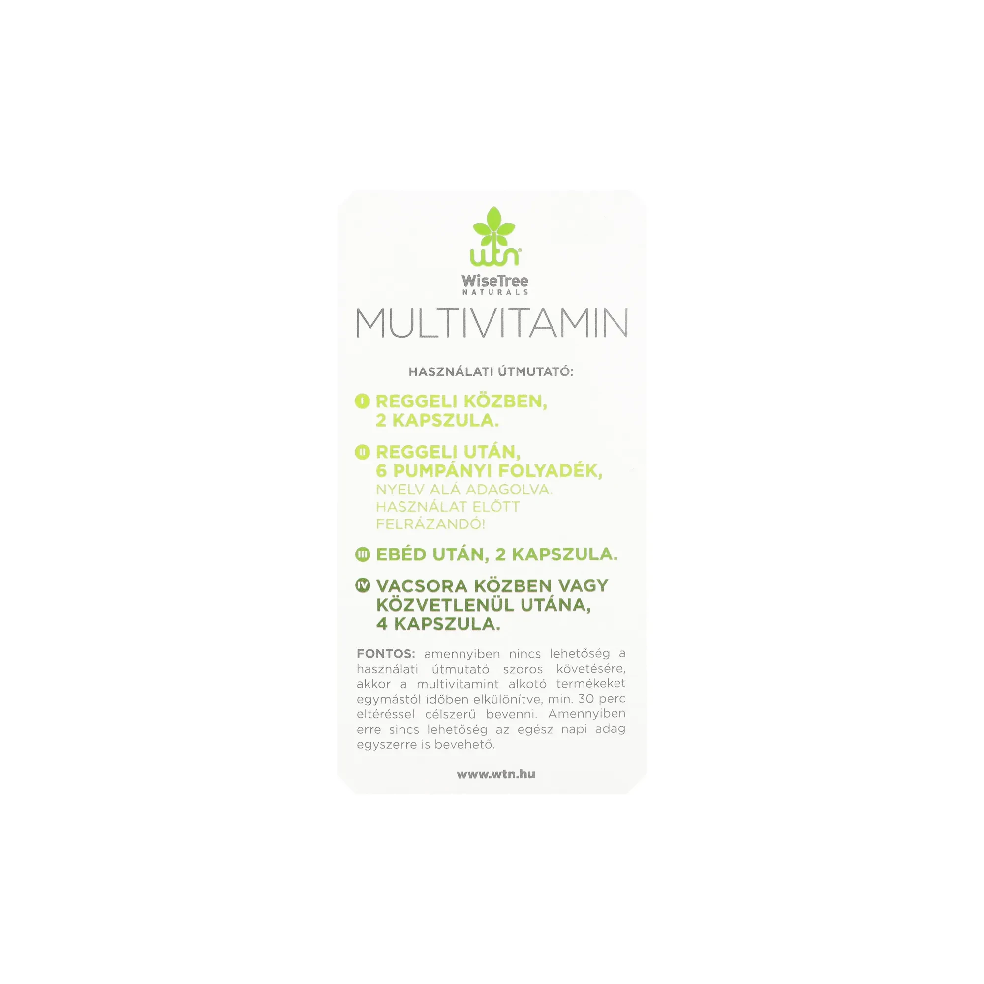 WTN multivitamin komplex 30 adag