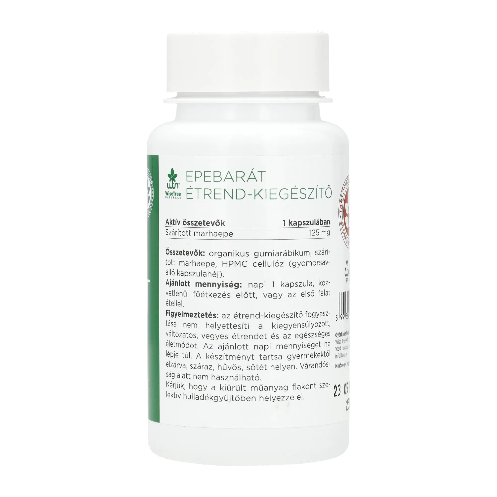 WTN Epebarát étrend-kiegészítő 60 db