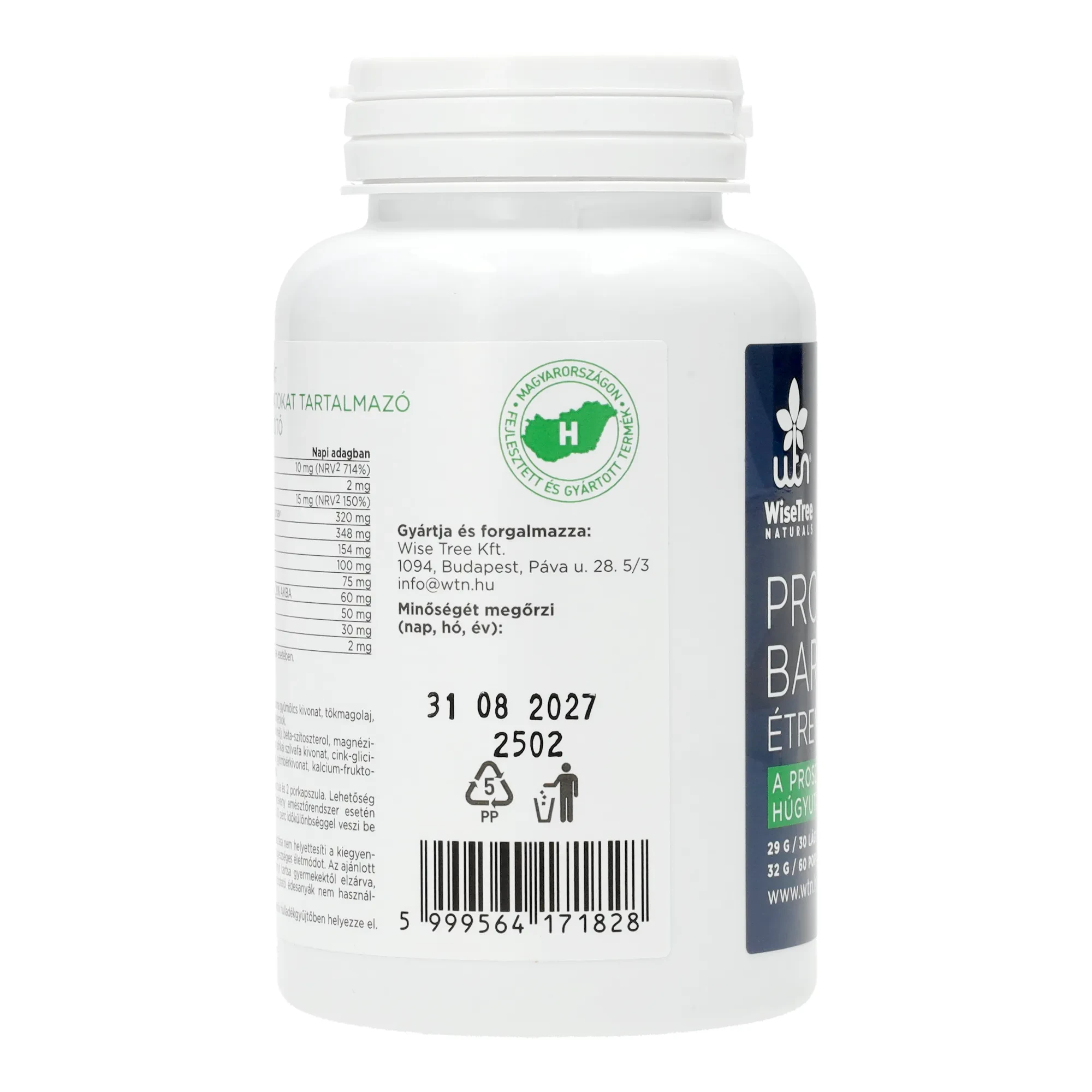 WTN Prosztatabarát étrend-kiegészítő 30+60 db