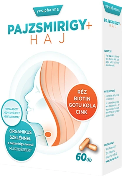 yes.pharma Pajzsmirigy + Haj kapszula 60 db