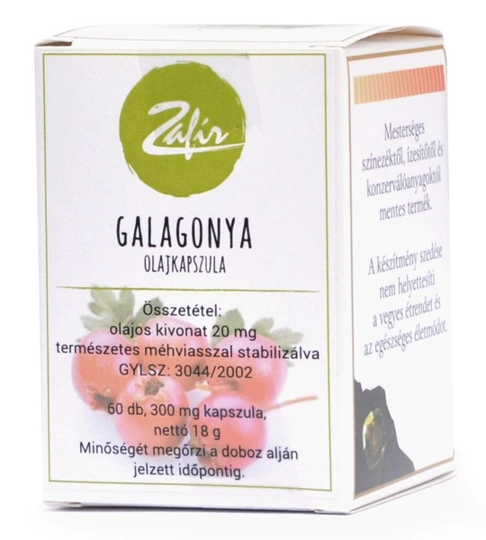 Galagonya Olajkapszula 60 db (Zafír)