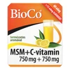 BioCo MSM+C-vitamin 750 mg + 750 mg  italpor 75 adag