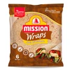 MISSION Wrap Teljes kiőrlésű 25cm 370g (6db/cs) MISSION Wrap Teljes kiőrlésű 25cm 370g (6db/cs)