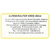 Alpenkrauter gyógynövény krém 200ml Alpenkrauter gyógynövény krém 200ml