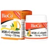 BioCo MSM+C-vitamin 750 mg + 750 mg  italpor 75 adag