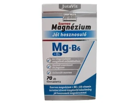 Jutavit Szerves magnézium + B6 + D3 filmtabletta 70 db Jutavit Szerves magnézium + B6 + D3 filmtabletta 70 db