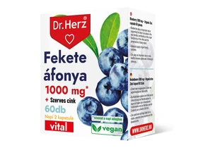 Dr.Herz Fekete Áfonya 500 mg + Szerves Cink 60 db kapszula Dr.Herz Fekete Áfonya 500 mg + Szerves Cink 60 db kapszula