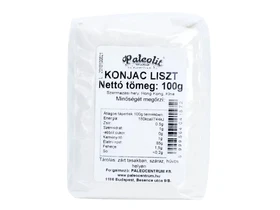 Paleolit Konjac liszt 100g 120-200 mesh glükomannán tartalom min 90% Paleolit Konjac liszt 100g 120-200 mesh glükomannán tartalom min 90%