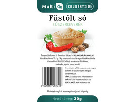 Multi 4U Countryside füstölt só fűszerkeverék 20g Multi 4U Countryside füstölt só fűszerkeverék 20g