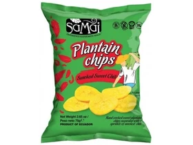 Plantain (főzőbanán) chips édes chilli 75g SAMAI Plantain (főzőbanán) chips édes chilli 75g SAMAI