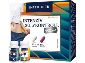 Interherb Intenzív SÚLYKONTROLL 2x60 db fogyókúrás kapszula és tabletta Interherb Intenzív SÚLYKONTROLL 2x60 db fogyókúrás kapszula és tabletta