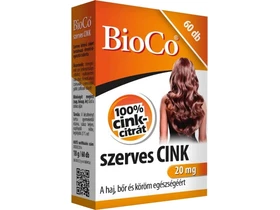 BioCo Szerves Cink 20 mg tabletta 60 db BioCo Szerves Cink 20 mg tabletta 60 db