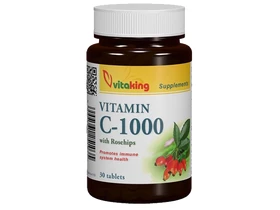 C-1000 mg vitamin csipkebogyóval 30 db (Vitaking) C-1000 mg vitamin csipkebogyóval 30 db (Vitaking)