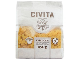 CIVITA gluténmentes kukorica száraztészta kiskocka 450g CIVITA gluténmentes kukorica száraztészta kiskocka 450g