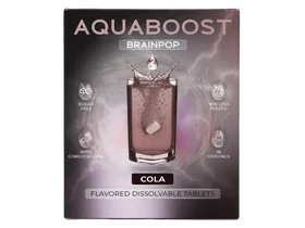 Aquaboost Brainpop Cola ízű pezsgőtabletta 18db 40g Aquaboost Brainpop Cola ízű pezsgőtabletta 18db 40g