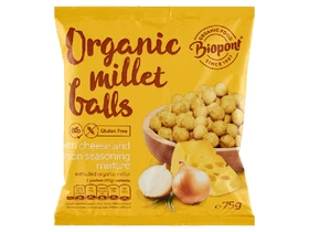 Extrudált kölesgolyó, sajtos-hagymás BIO 75g (Biopont) Extrudált kölesgolyó, sajtos-hagymás BIO 75g (Biopont)