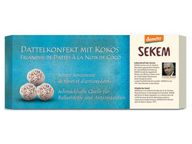 Sekem Biodinamikus Demeter Kókuszos datolyagolyó 120g Sekem Biodinamikus Demeter Kókuszos datolyagolyó 120g