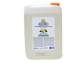 Glory kézfertőtlenítő alkoholos gél enyhe citrom illattal 5l Glory kézfertőtlenítő alkoholos gél enyhe citrom illattal 5l