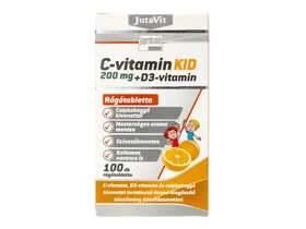 Jutavit C-vitamin KID 200mg + D3-vitamin 100db Jutavit C-vitamin KID 200mg + D3-vitamin 100db