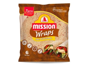 MISSION Wrap Teljes kiőrlésű 25cm 370g (6db/cs) MISSION Wrap Teljes kiőrlésű 25cm 370g (6db/cs)