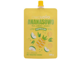 OWOLOVO Alma-ananász tropical gyümölcspüré 200g OWOLOVO Alma-ananász tropical gyümölcspüré 200g