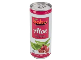 Babu Aloe Vera szénsavmentes ital Gránátalma 240 ml Babu Aloe Vera szénsavmentes ital Gránátalma 240 ml