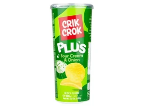 Crik Crok chips hagymás-tejfölös gluténmentes 100 g Crik Crok chips hagymás-tejfölös gluténmentes 100 g
