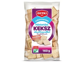 Detki Cukormentes háztartási keksz édesítőszerekkel 160g Detki Cukormentes háztartási keksz édesítőszerekkel 160g