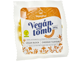 VeganChef Növényi Cheddar Tömb 200g