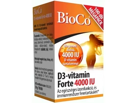 BioCo D3-vitamin Forte 4000 IU Megapack 100db BioCo D3-vitamin Forte 4000 IU Megapack 100db