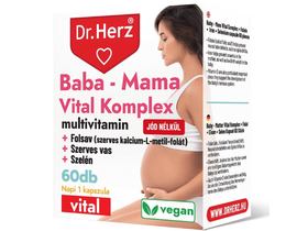 Dr.Herz Baba-Mama Vital Komplex 60 db kapszula Dr.Herz Baba-Mama Vital Komplex 60 db kapszula