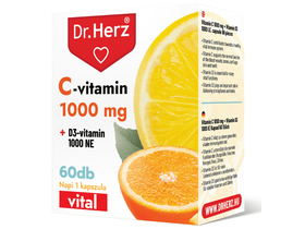 Dr. Herz C vitamin 1000 mg + D3-vitamin 1000NE 60 db