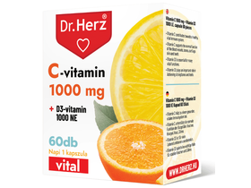Dr. Herz C vitamin 1000 mg + D3-vitamin 1000NE 60 db Dr. Herz C vitamin 1000 mg + D3-vitamin 1000NE 60 db