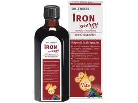 Dr. Theiss IRON energy Folyékony étrend-kiegészítő vassal és vitaminokkal, édesítőszerrel 500 ml