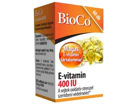 E-vitamin 400 IU kapszula 60 db (BioCo) E-vitamin 400 IU kapszula 60 db (BioCo)