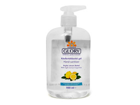 Glory kézfertőtlenítő gél enyhe Citrom 500ml Glory kézfertőtlenítő gél enyhe Citrom 500ml