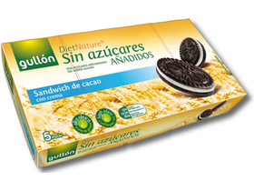 Gullon Kakaós keksz krém töltelékkel (cuk ment. oreo) 210g Gullon Kakaós keksz krém töltelékkel (cuk ment. oreo) 210g