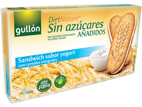 Gullon Joghurtos reggeli szendvicskeksz 220g Gullon Joghurtos reggeli szendvicskeksz 220g