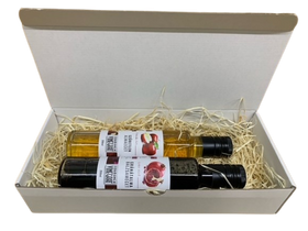 Formanek Vineg'art Gránátalma balzsamecet 250 ml-Szűretlen almaecet csomag 250 ml Formanek Vineg'art Gránátalma balzsamecet 250 ml-Szűretlen almaecet csomag 250 ml